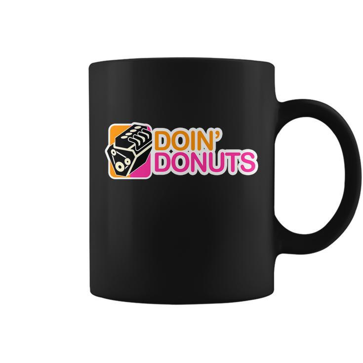 Doin Donuts Tshirt Coffee Mug