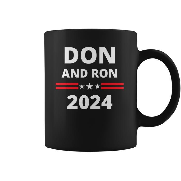 Don And Ron 2024 &8211 Make America Florida Republican Election Coffee Mug
