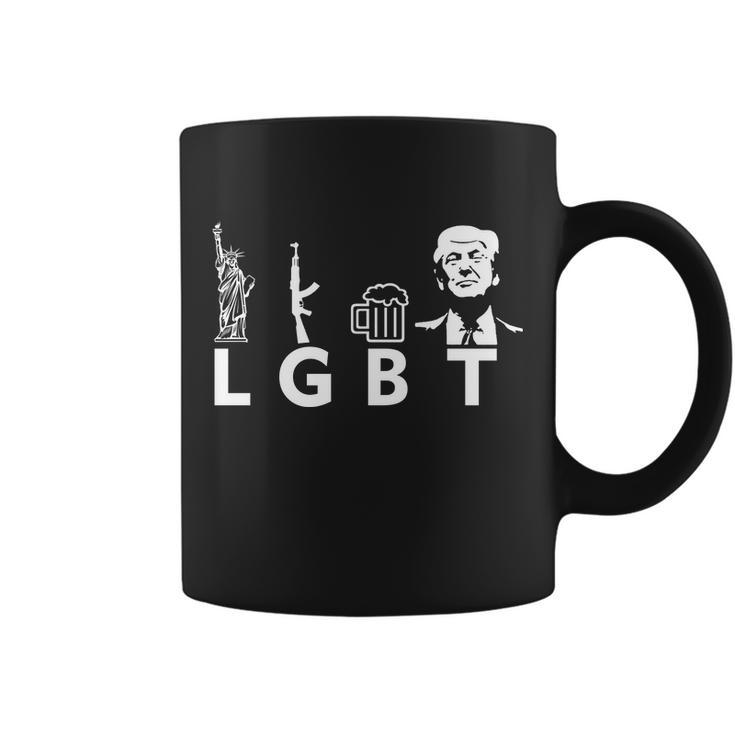 Donald Trump Lgbt Liberty Guns Beer Trump Tshirt Coffee Mug