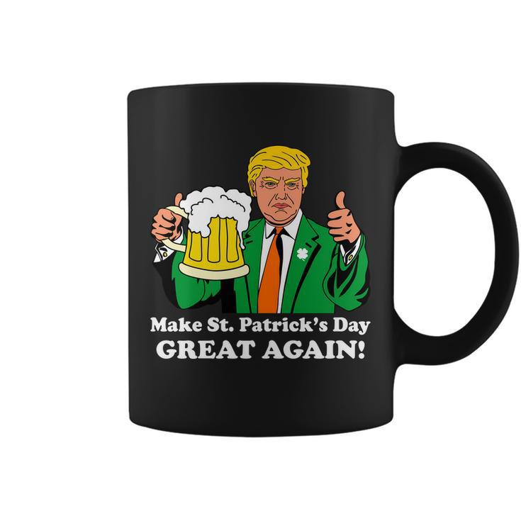 Donald Trump Make St Patricks Day Great Again Beer Drinking Coffee Mug