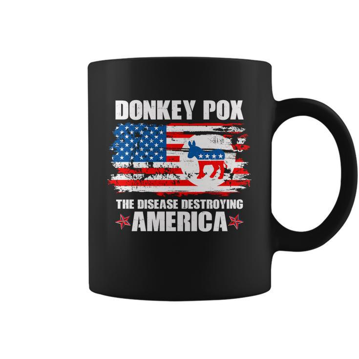 Donkey Pox The Disease Destroying America V2 Coffee Mug