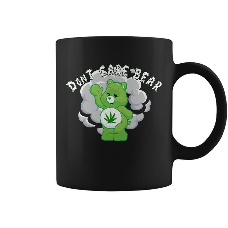 Dont Care Smoking Bear Tshirt Coffee Mug