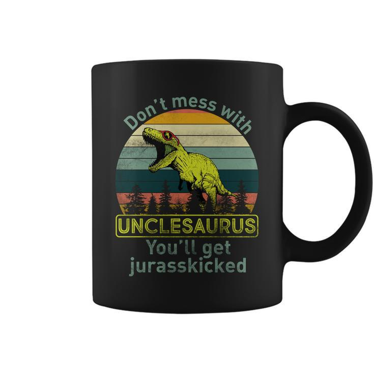Dont Mess With Unclesaurus Tshirt Coffee Mug