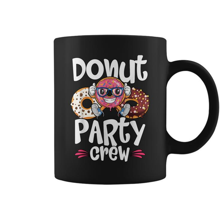 Donut Party Crew Birthday Sprinkles Donuts Coffee Mug