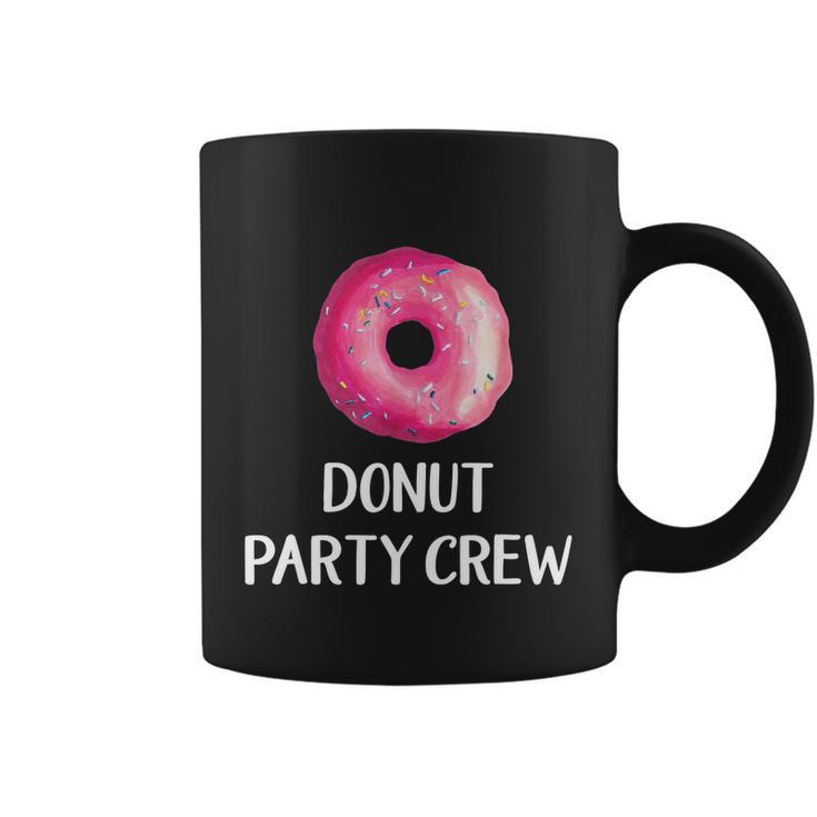 Donut Party Crew Funny Gift Donut Birthday Party Favors Coffee Mug