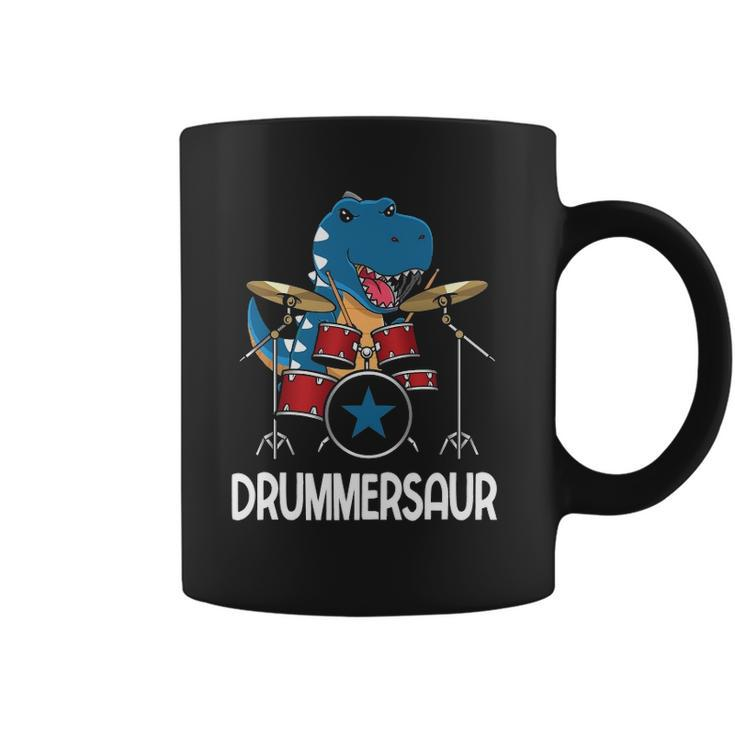 Drummersaur Percussionist Drummer For Kids Coffee Mug