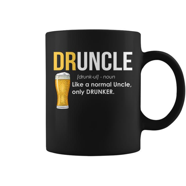 Druncle Like A Normal Uncle Only Drunker Tshirt Coffee Mug