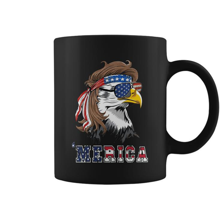 Eagle Mullet 4Th Of July American Usa Us Flag Merica Eagle Gift Coffee Mug