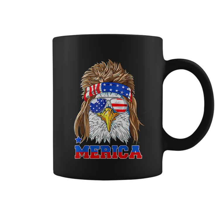 Eagle Mullet Merica Shirt Men 4Th Of July American Flag Usa Coffee Mug