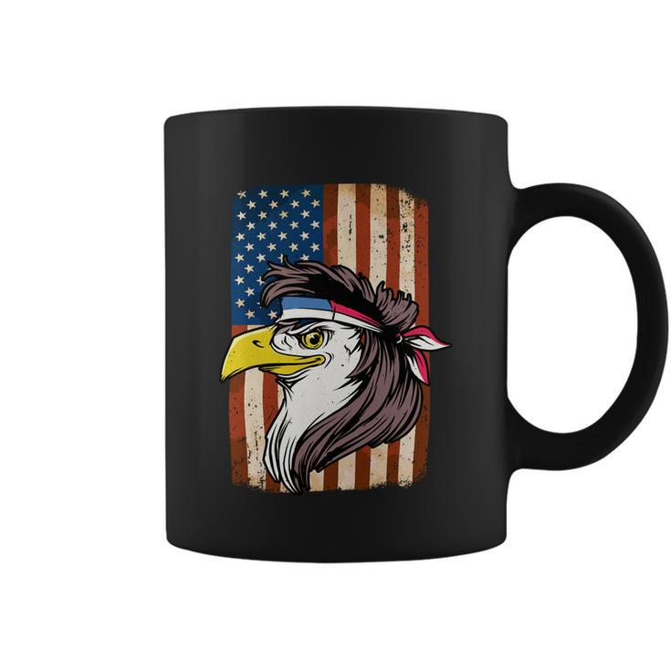 Eagle Mullet Usa American Flag Merica 4Th Of July Meaningful Gift V2 Coffee Mug