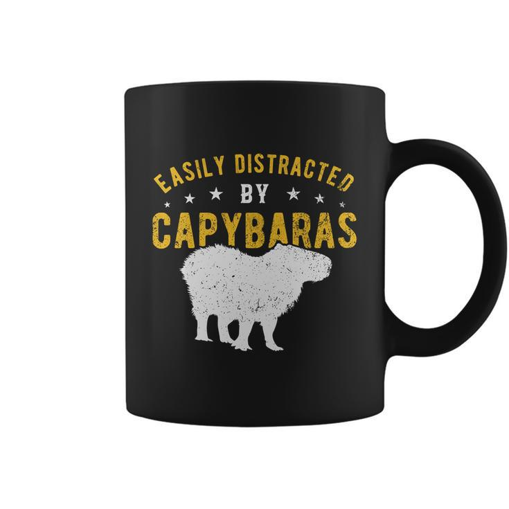 Easily Distracted By Capybaras Gift Coffee Mug