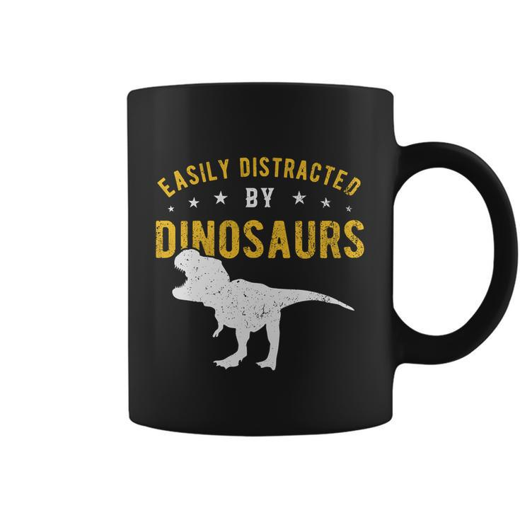 Easily Distracted By Dinosaurs Cute Gift Coffee Mug