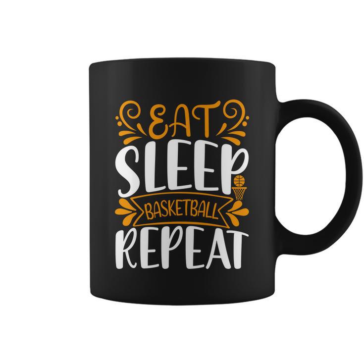 Eat Sleep Basketball Repeat V2 Coffee Mug