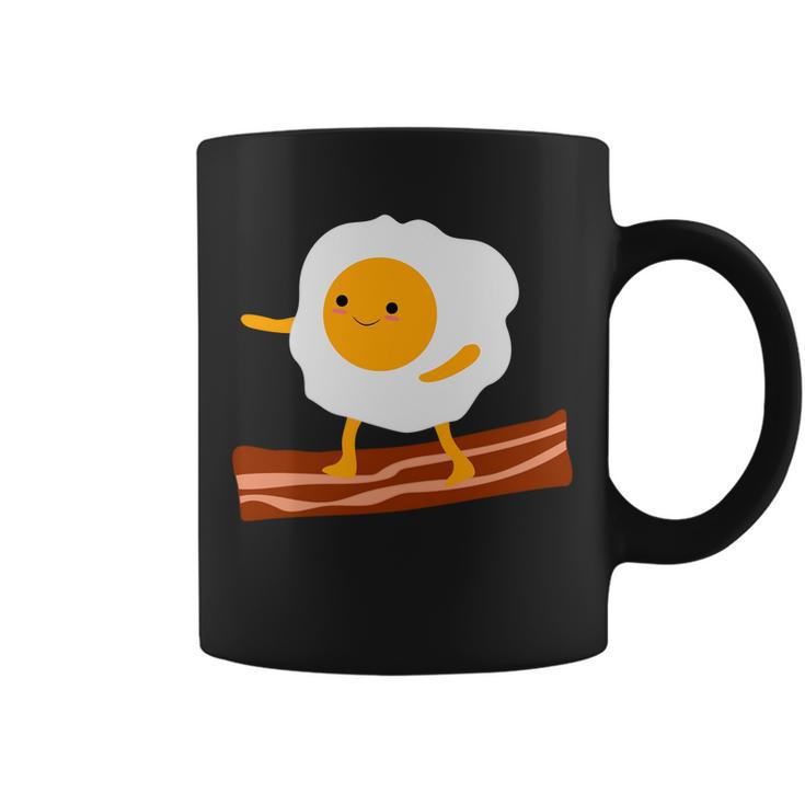 Egg Surfing On Bacon Coffee Mug