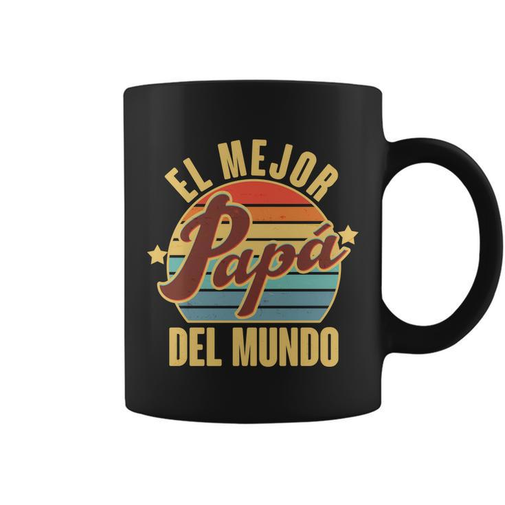 El Mejor Papá Del Mundo Vintage Tshirt Coffee Mug