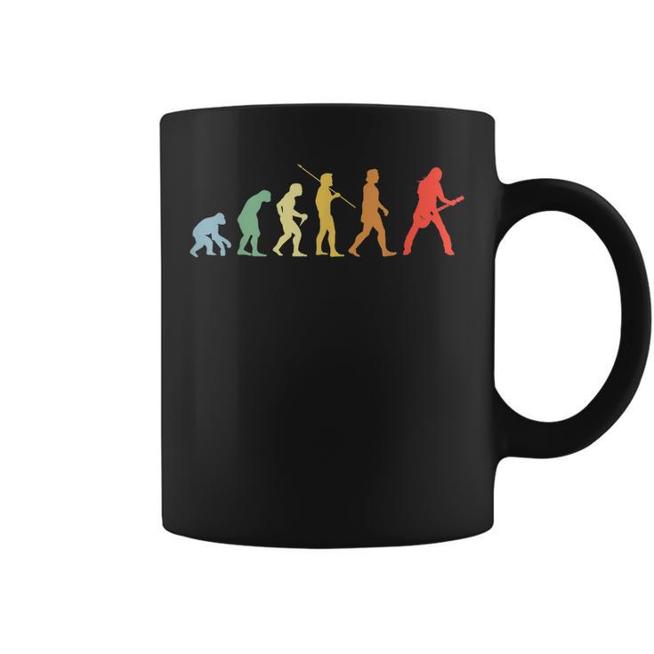 Electric Guitar Evolution Retro Music Guitarist  V2 Coffee Mug