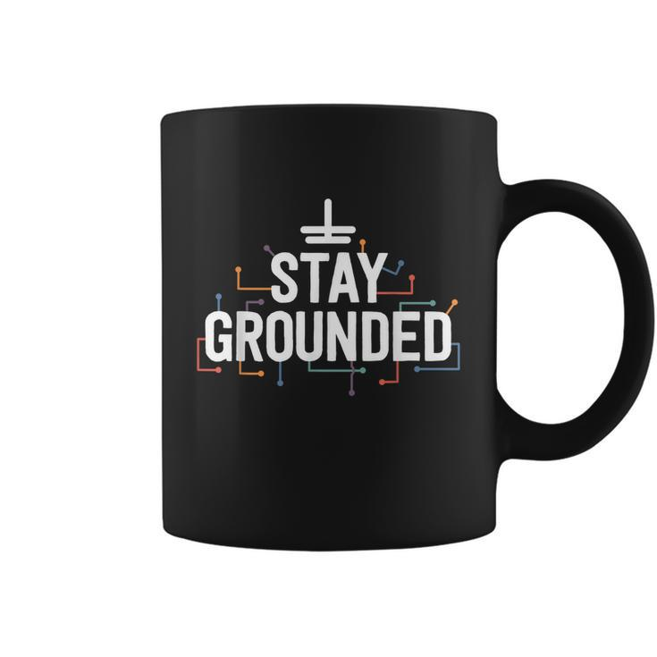 Electrician Gifts For Men Funny Electrical Stay Grounded Coffee Mug