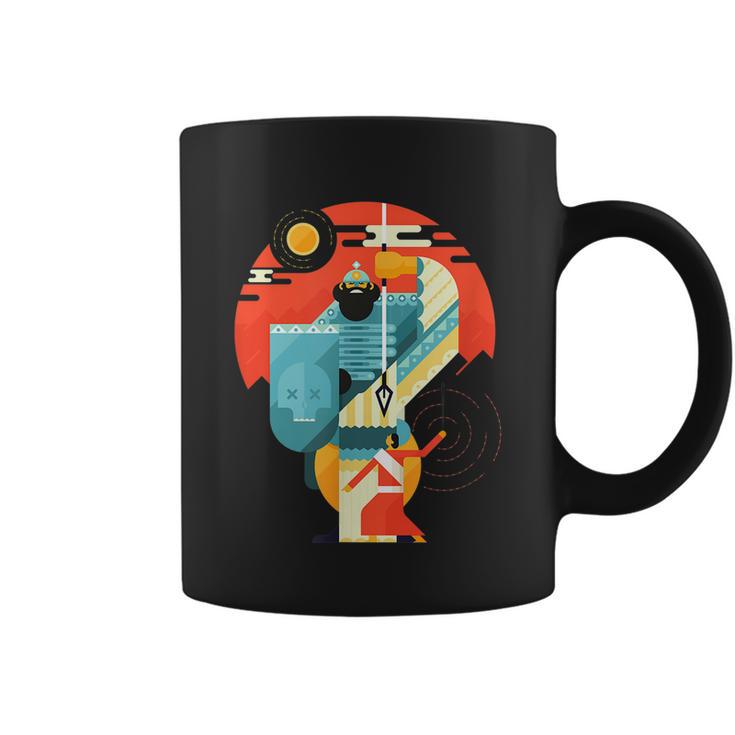 Epic David And Goliath Christian Bible Graphic Coffee Mug