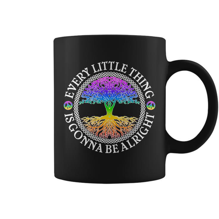 Every Little Thing Is Gonna Be Alright Yoga Tree Coffee Mug