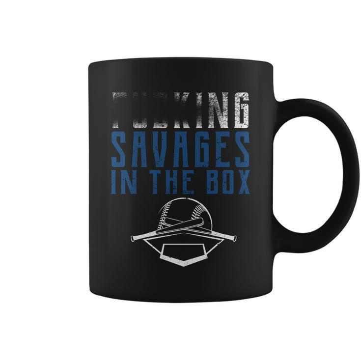 Faded Fn Savages In The Box Baseball Coffee Mug