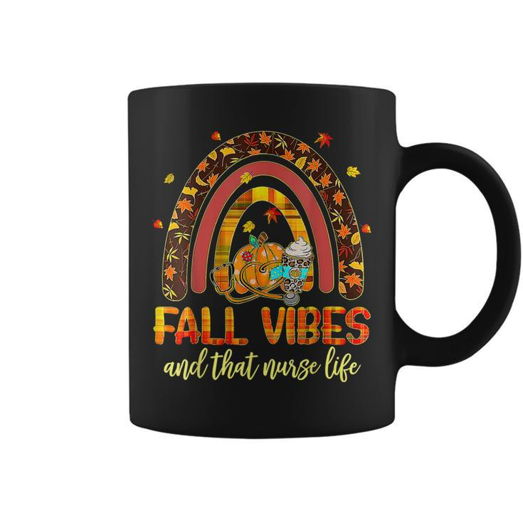 Fall Vibes That Nurse Life Nurse Fall Season Autumn Season Coffee Mug