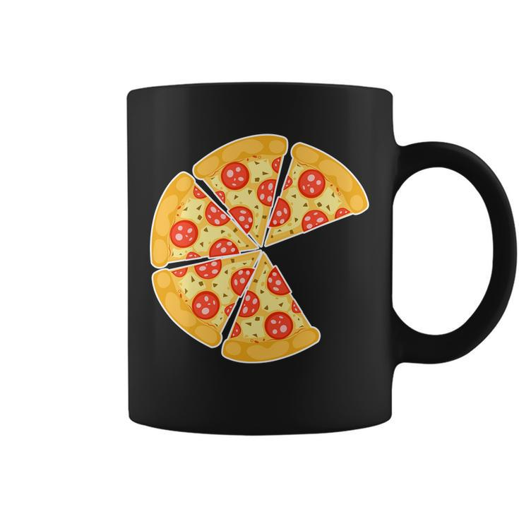 Family Matching Pizza With Missing Slice Parents Tshirt Coffee Mug