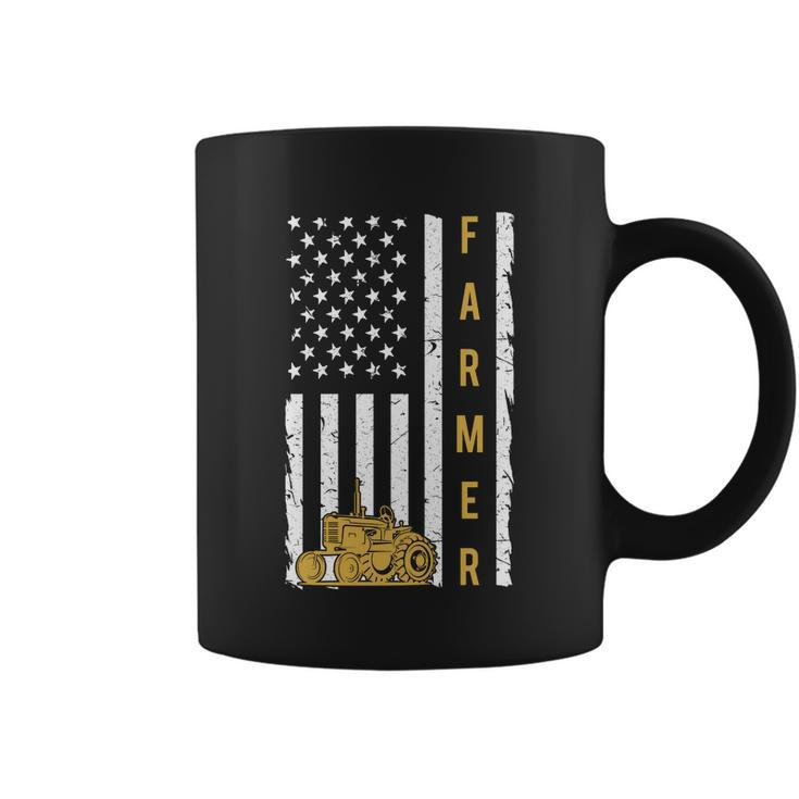 Farmer Us Flag Coffee Mug