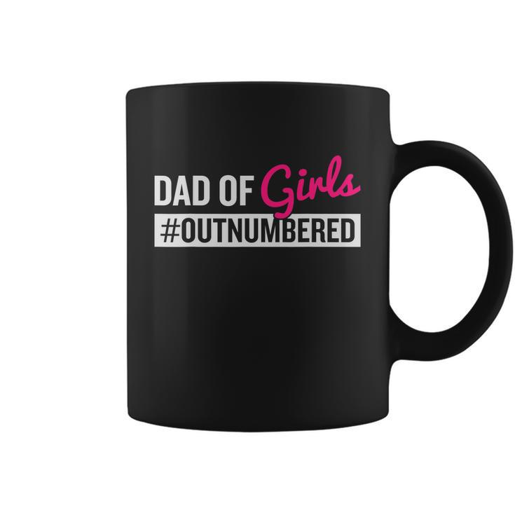 Fathers Day Dad From Girl Outnumbered Coffee Mug