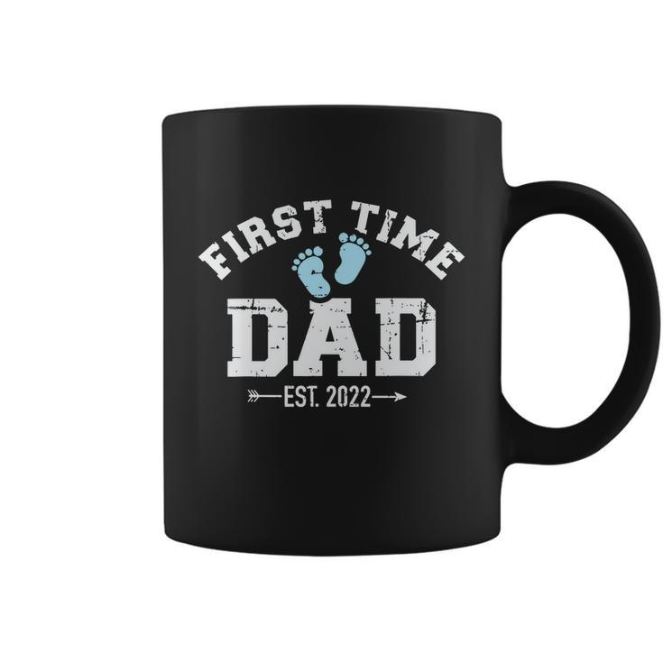 Fathers Day First Time Dad Est  Coffee Mug