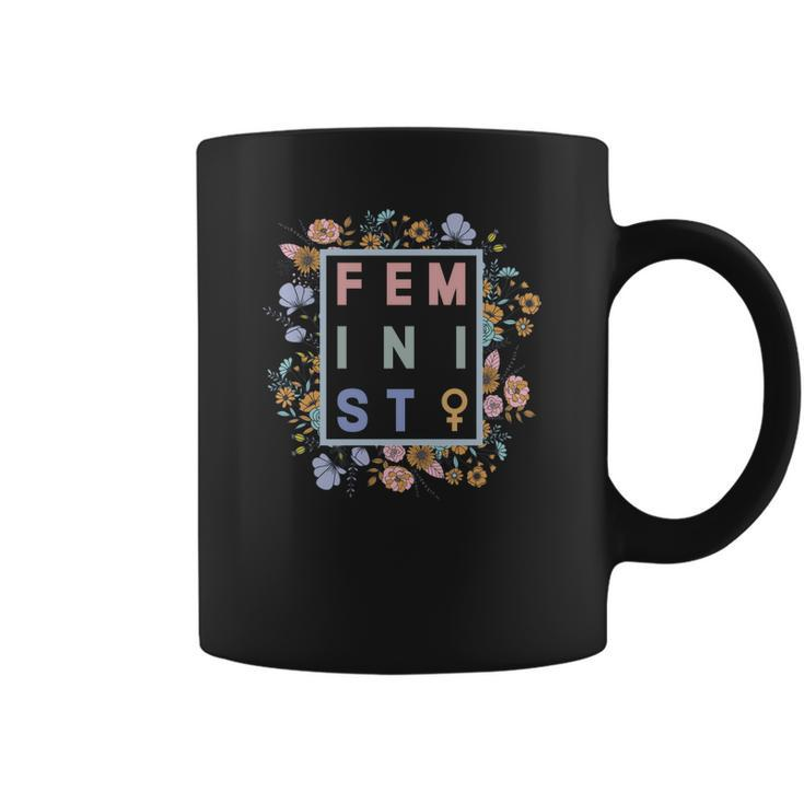 Feminist Pro Choice Womens Rights Floral Gift Coffee Mug