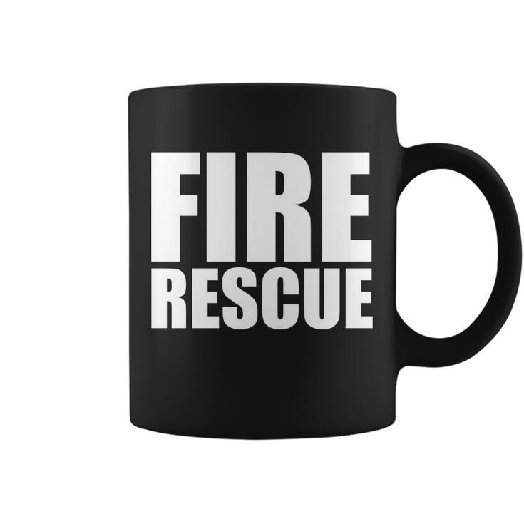 Fire Rescue Tshirt Coffee Mug