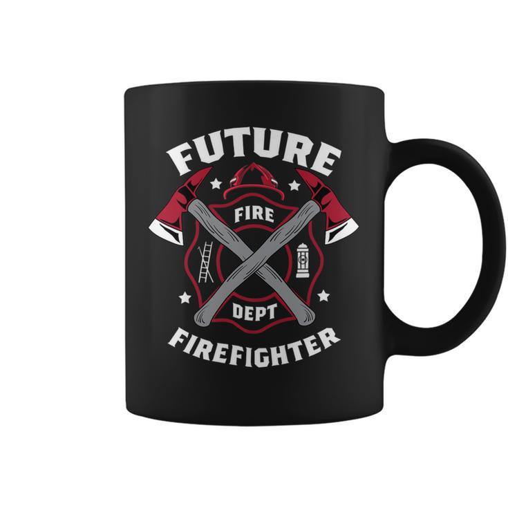 Firefighter Future Firefighter Volunteer Firefighter V2 Coffee Mug