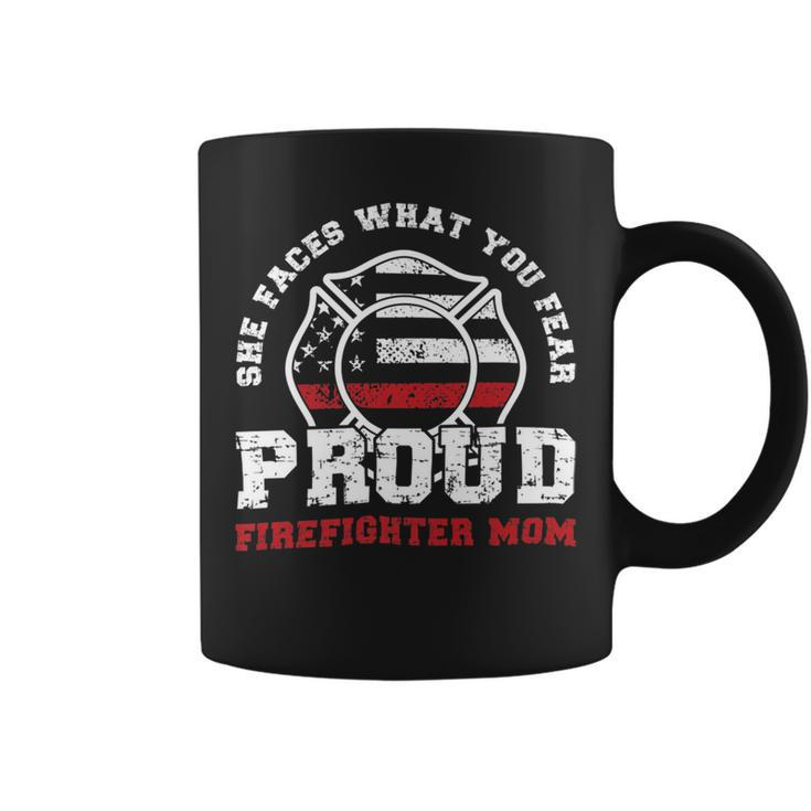 Firefighter Proud Fire Mother Of A Firefighter Daughter Coffee Mug