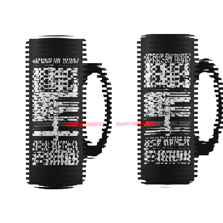Firefighter Proud Fireman Grandpa Of A Firefighter Grandpa Coffee Mug