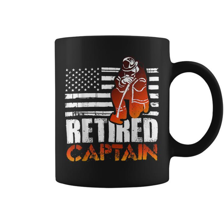 Firefighter Retired American Firefighter Captain Retirement Coffee Mug