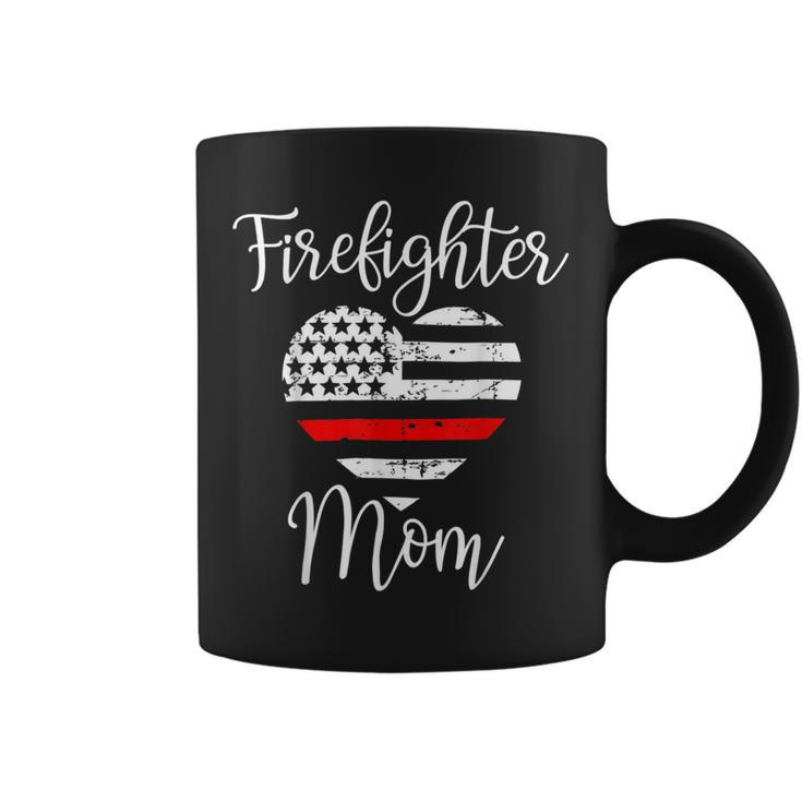 Firefighter Thin Red Line Firefighter Mom Gift From Son Fireman Gift V2 Coffee Mug
