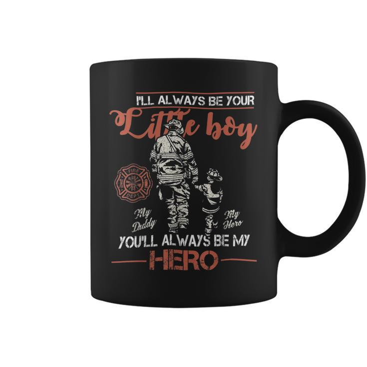 Firefighter Vintage Firefighter Dad & Son Daddy Fathers Day Coffee Mug