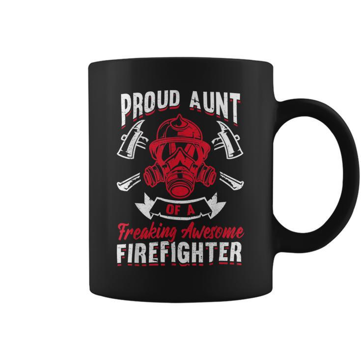 Firefighter Wildland Fireman Volunteer Firefighter Aunt Fire Department V3 Coffee Mug