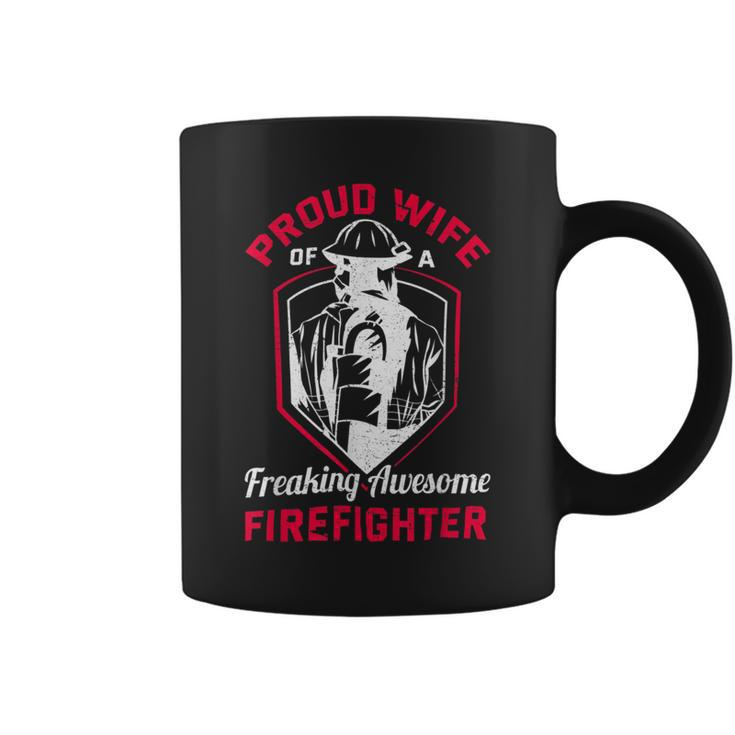 Firefighter Wildland Fireman Volunteer Firefighter Wife Fire Department V2 Coffee Mug