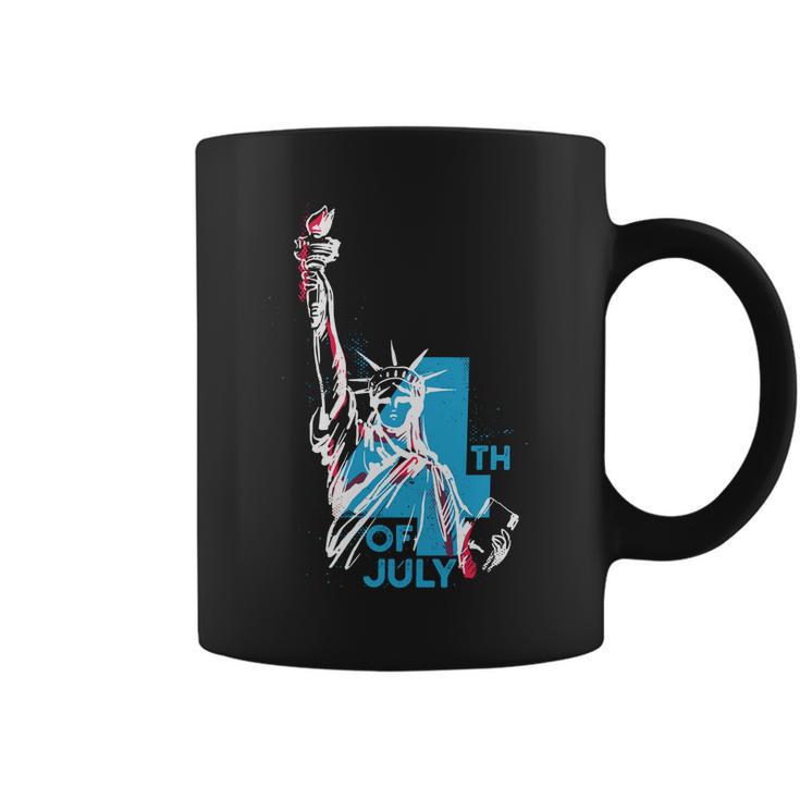 Fourth Of July Statue Of Liberty Coffee Mug