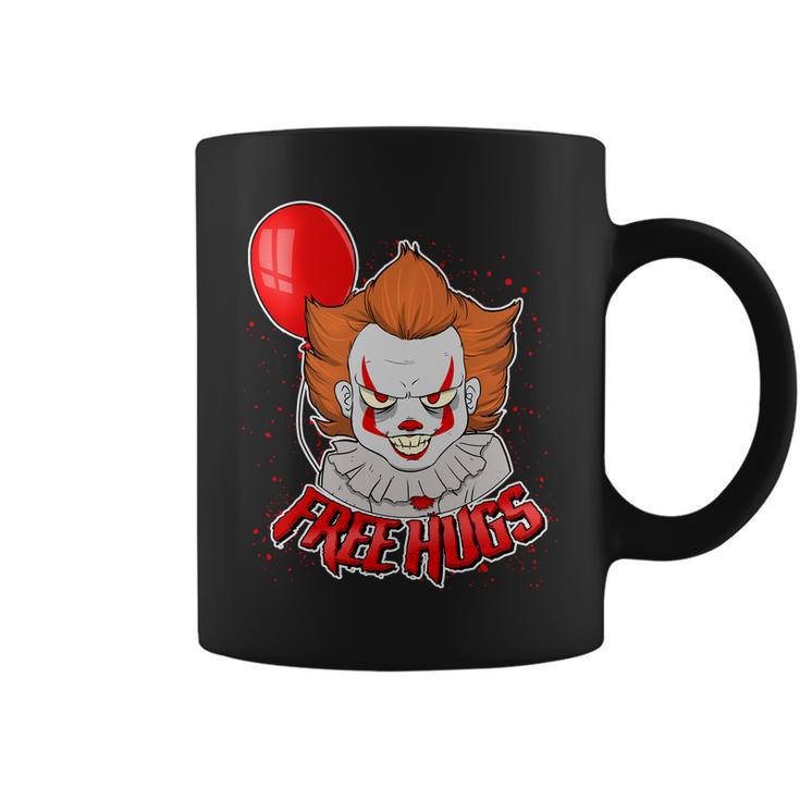 Free Hugs Scary Clown Funny Coffee Mug