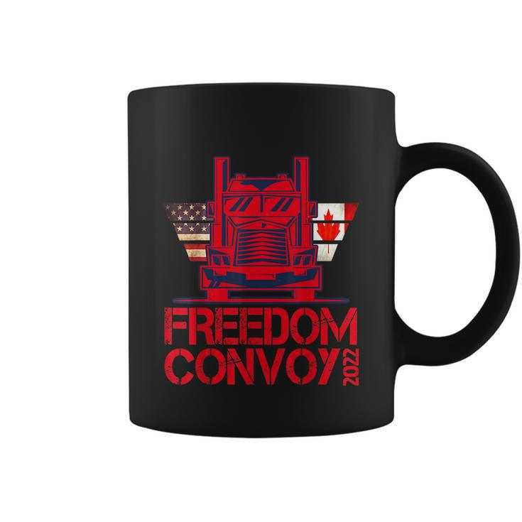 Freedom Convoy 2022 Support Our Truckers Convoy Coffee Mug