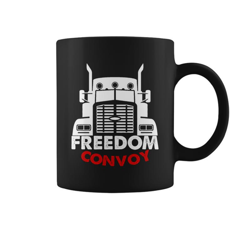 Freedom Convoy Support Truckers Tshirt Coffee Mug