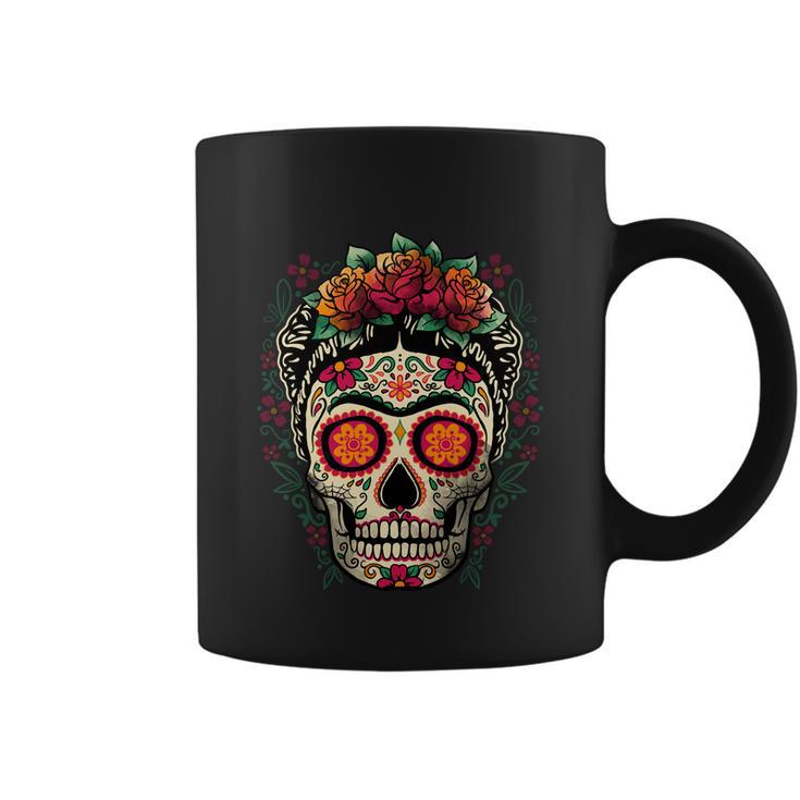 Frida Calavera Dia De Los Muertos Day Of The Dead Coffee Mug