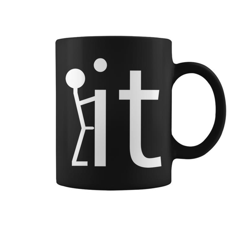 Fuck It Logo Figure Tshirt Coffee Mug