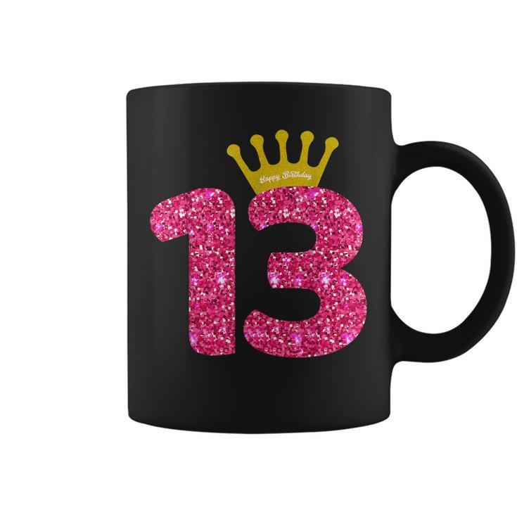Funny 13Th Party Number 13 Year Old Girls 13Th Birthday Coffee Mug