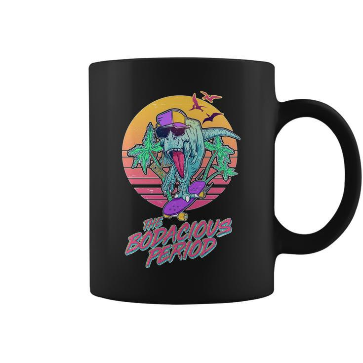 Funny 1980S The Bodacious Period T-Rex Graphic Design Printed Casual Daily Basic Coffee Mug