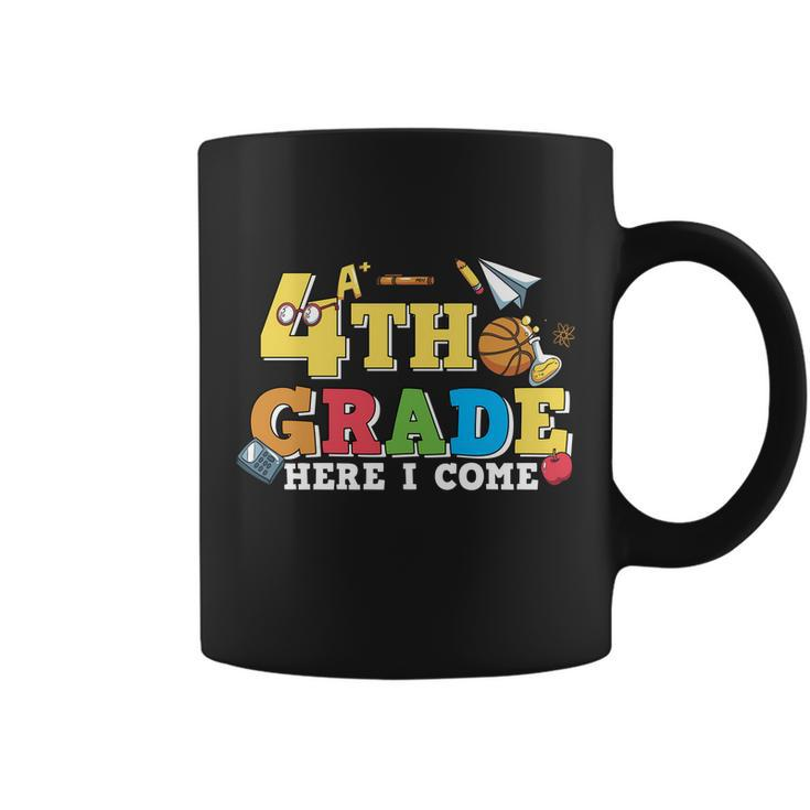 Funny 4Th Grade Here I Come Back To School Gift Coffee Mug
