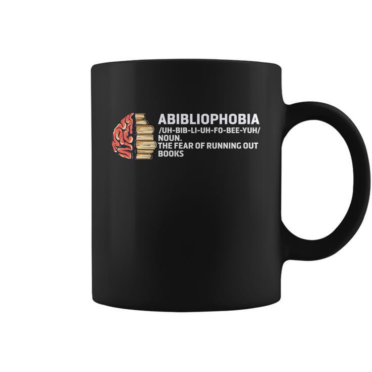 Funny Abibliophobia Gift Reading Bookworm Book Abibliophobia Cute Gift Coffee Mug