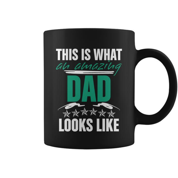Funny Amazing Dad This Is What An Amazing Dad Looks Like Cute Gift Coffee Mug